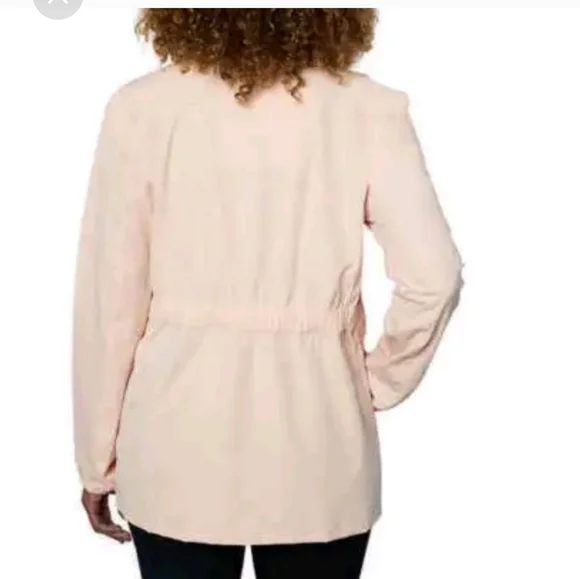 Hang Ten Ladies' Hybrid Jacket blue fog nwt large pink - Picture 2 of 5